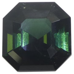 Tourmaline verte Asscher Cut/Square 2,27 carats