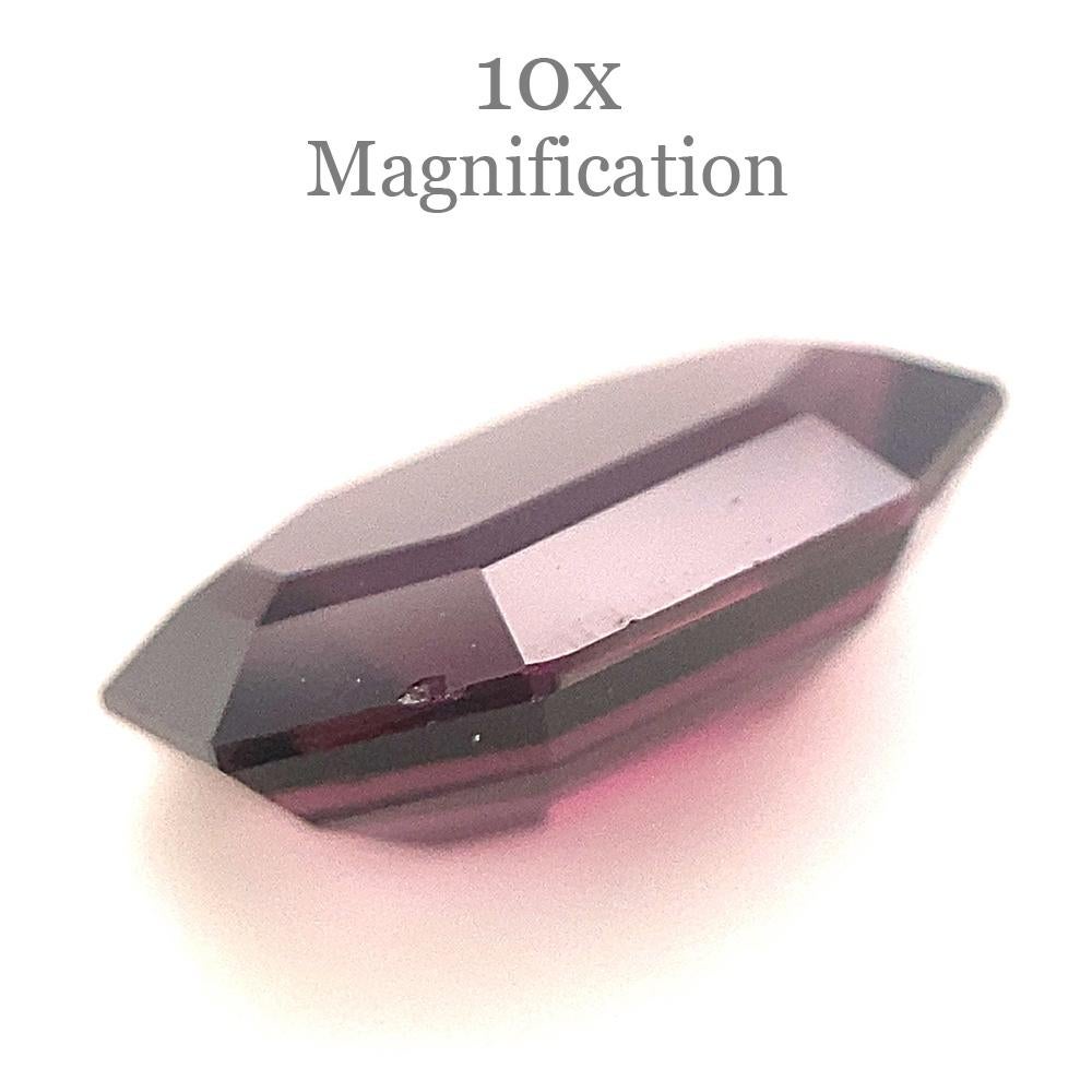 2.27ct Octagonal/Emerald Cut Purple Spinel from Sri Lanka Unheated For Sale 8