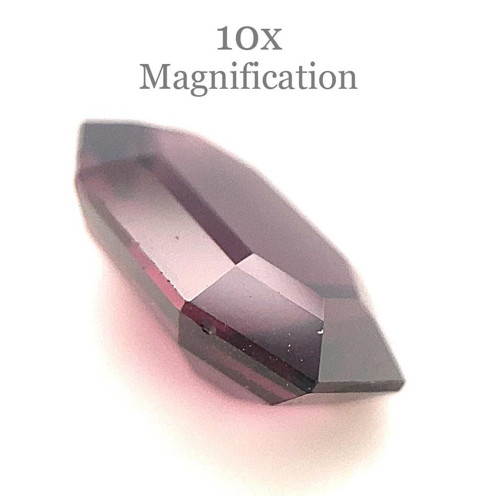 2.27ct Octagonal/Emerald Cut Purple Spinel from Sri Lanka Unheated In New Condition For Sale In Toronto, Ontario