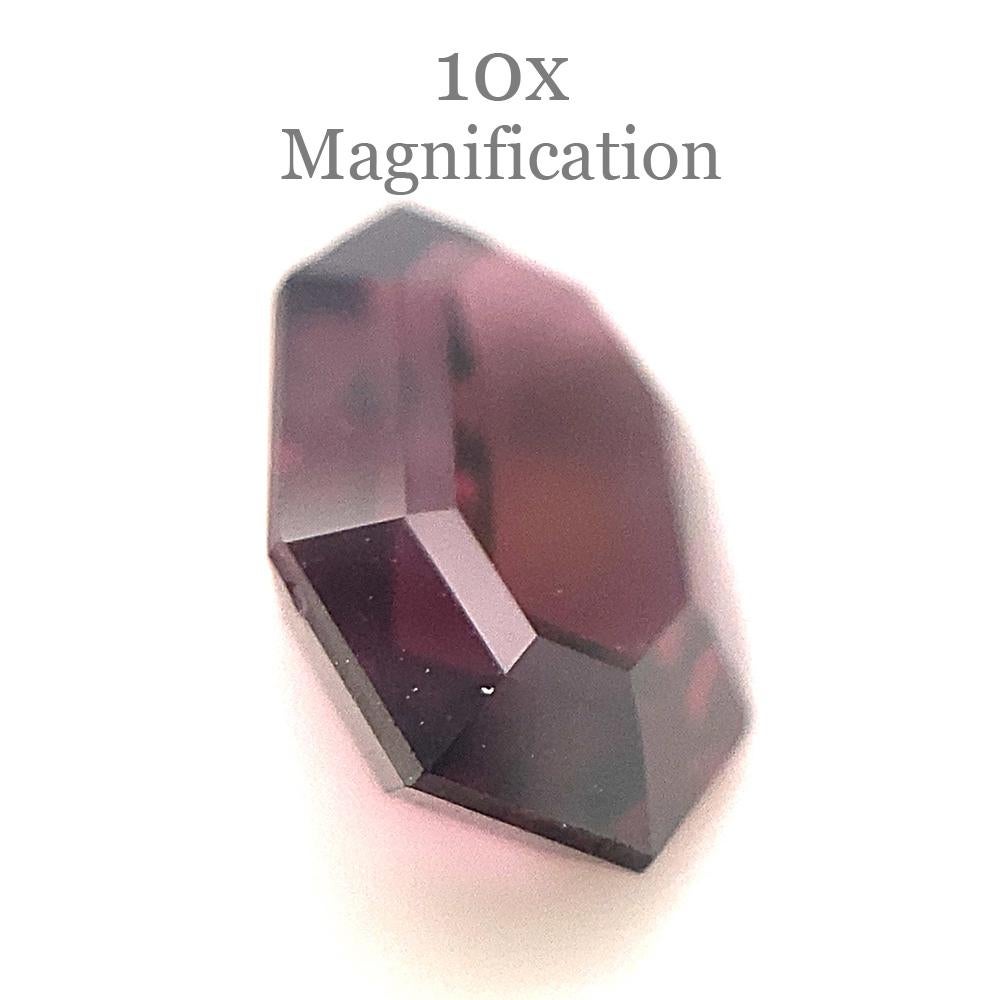Women's or Men's 2.27ct Octagonal/Emerald Cut Purple Spinel from Sri Lanka Unheated For Sale