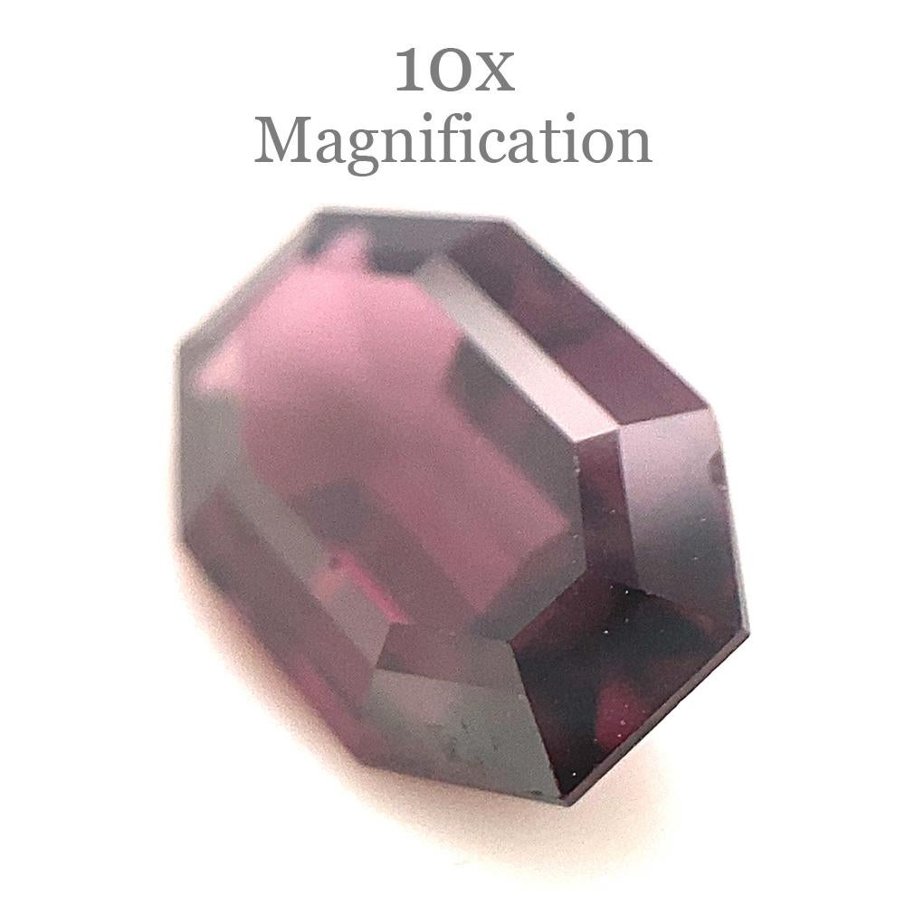 2.27ct Octagonal/Emerald Cut Purple Spinel from Sri Lanka Unheated For Sale 5