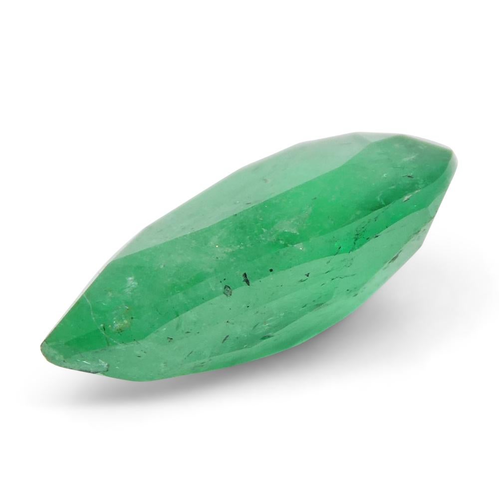 2.27ct Pear Green Emerald from Colombia For Sale 2