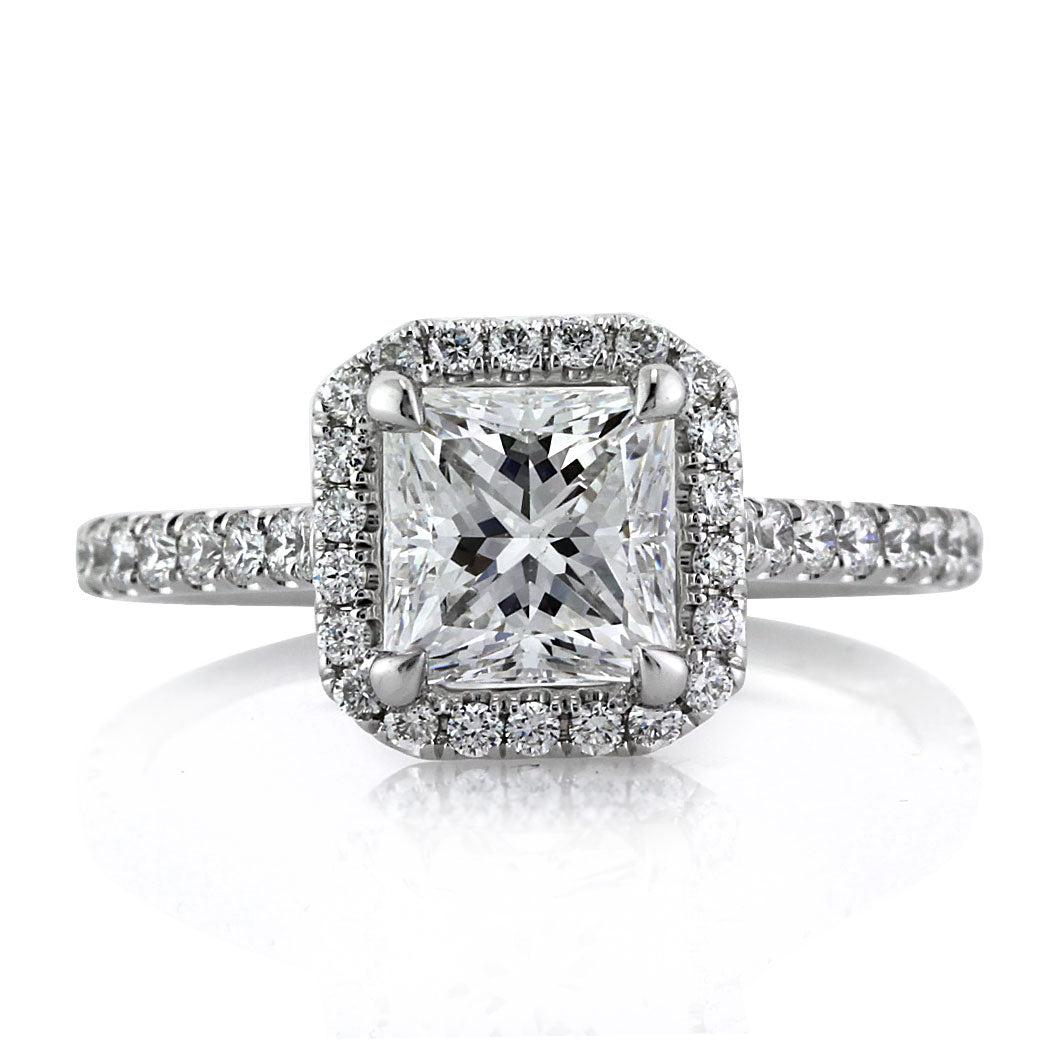 2.27ct Princess Cut Diamond Engagement Ring