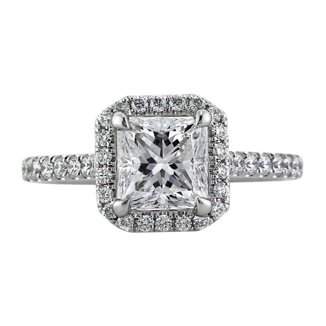 2.27ct Princess Cut Diamond Engagement Ring