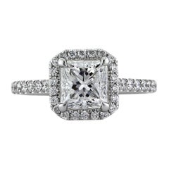 2.27ct Princess Cut Diamond Engagement Ring