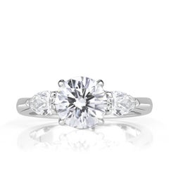 2.27ct Round Brilliant Cut Diamond Engagement Ring