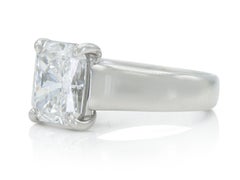 2.28 Carat GIA Certified Radiant Cut Diamond Engagement Ring