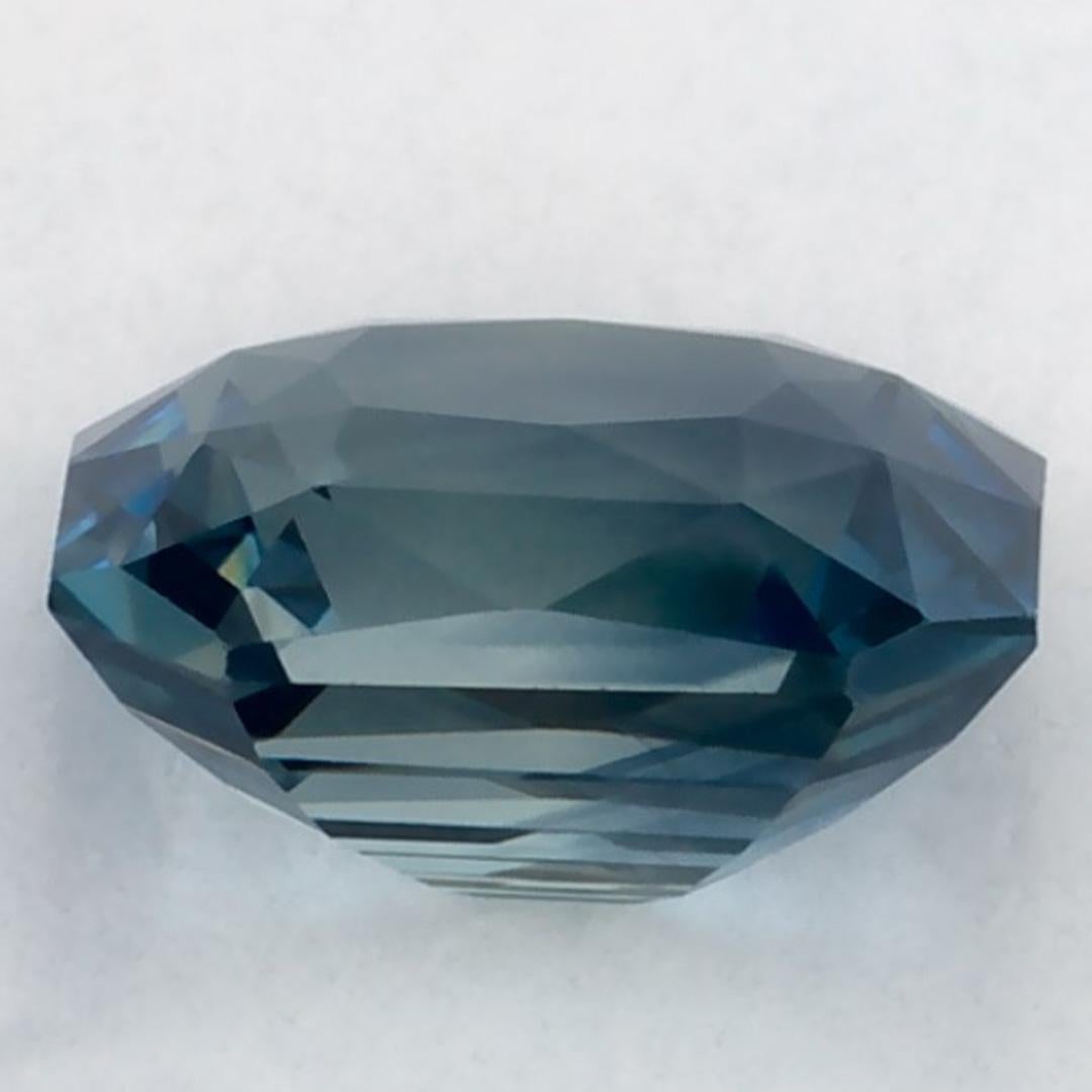 Women's 2.28 Ct Blue Sapphire Octagon Cut Loose Gemstone For Sale