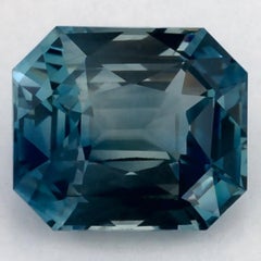 2.28 Ct Blue Sapphire Octagon Cut Loose Gemstone