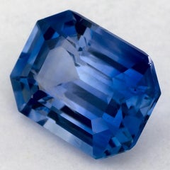 2.28 Ct Blue Sapphire Octagon Loose Gemstone