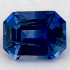 2.28 Ct Blue Sapphire Octagon Loose Gemstone (pierre précieuse en vrac)
