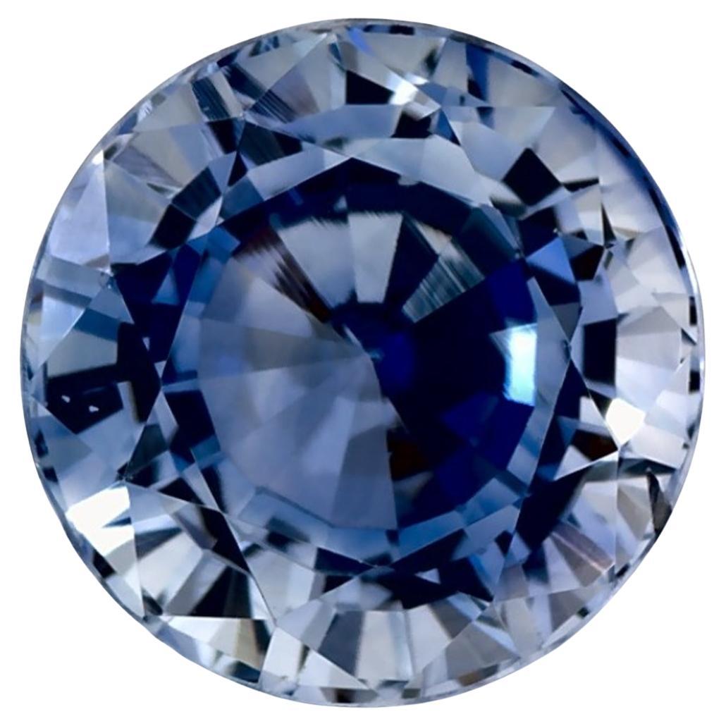 2.28 carati di zaffiro blu rotondo sfuso