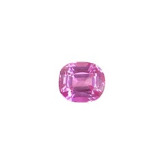 2.28 Ct IGI Certified  Natural  Imperial Topaz Purplish Pink Color Eye clean