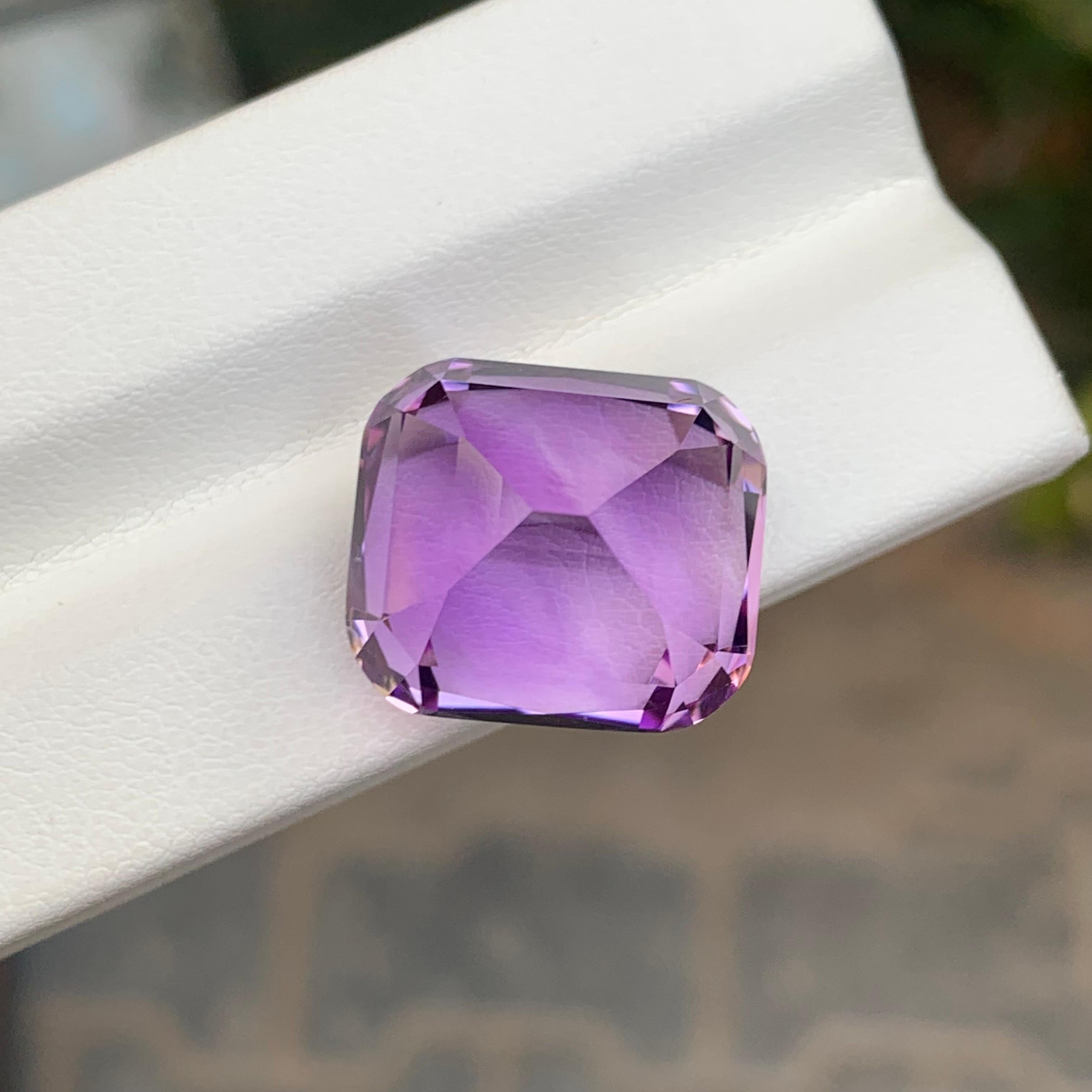 22.85 Carats Natural Loose Lavender Amethyst Gem Brazil Mine For Sale 4