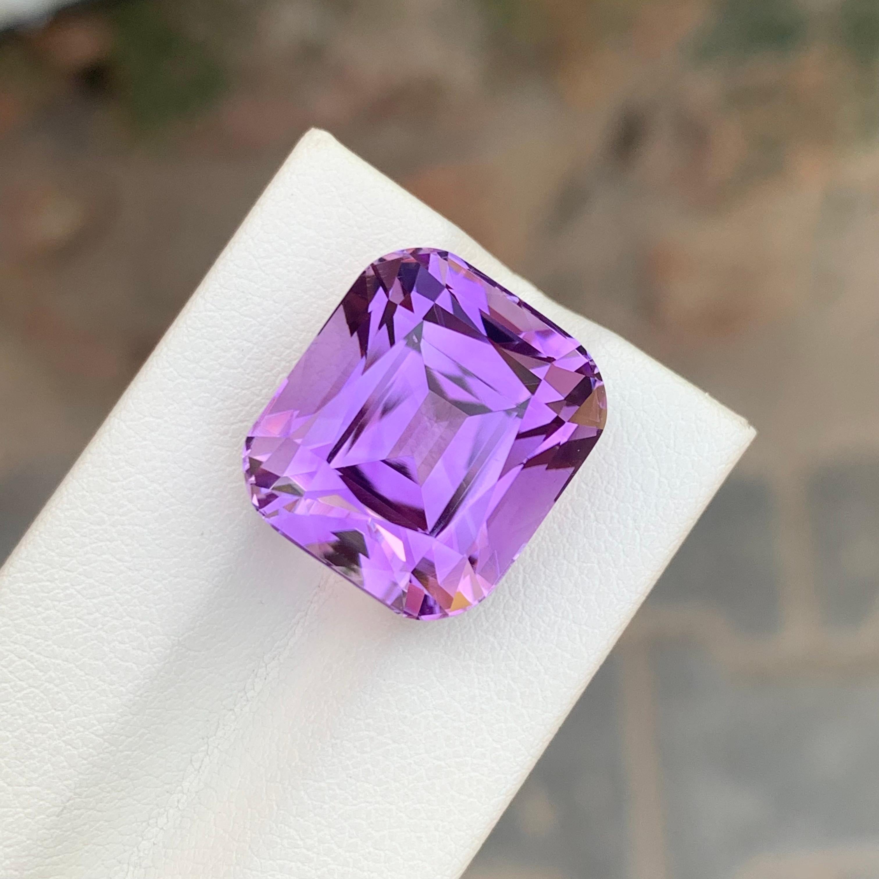 22.85 Carats Natural Loose Lavender Amethyst Gem Brazil Mine For Sale 7