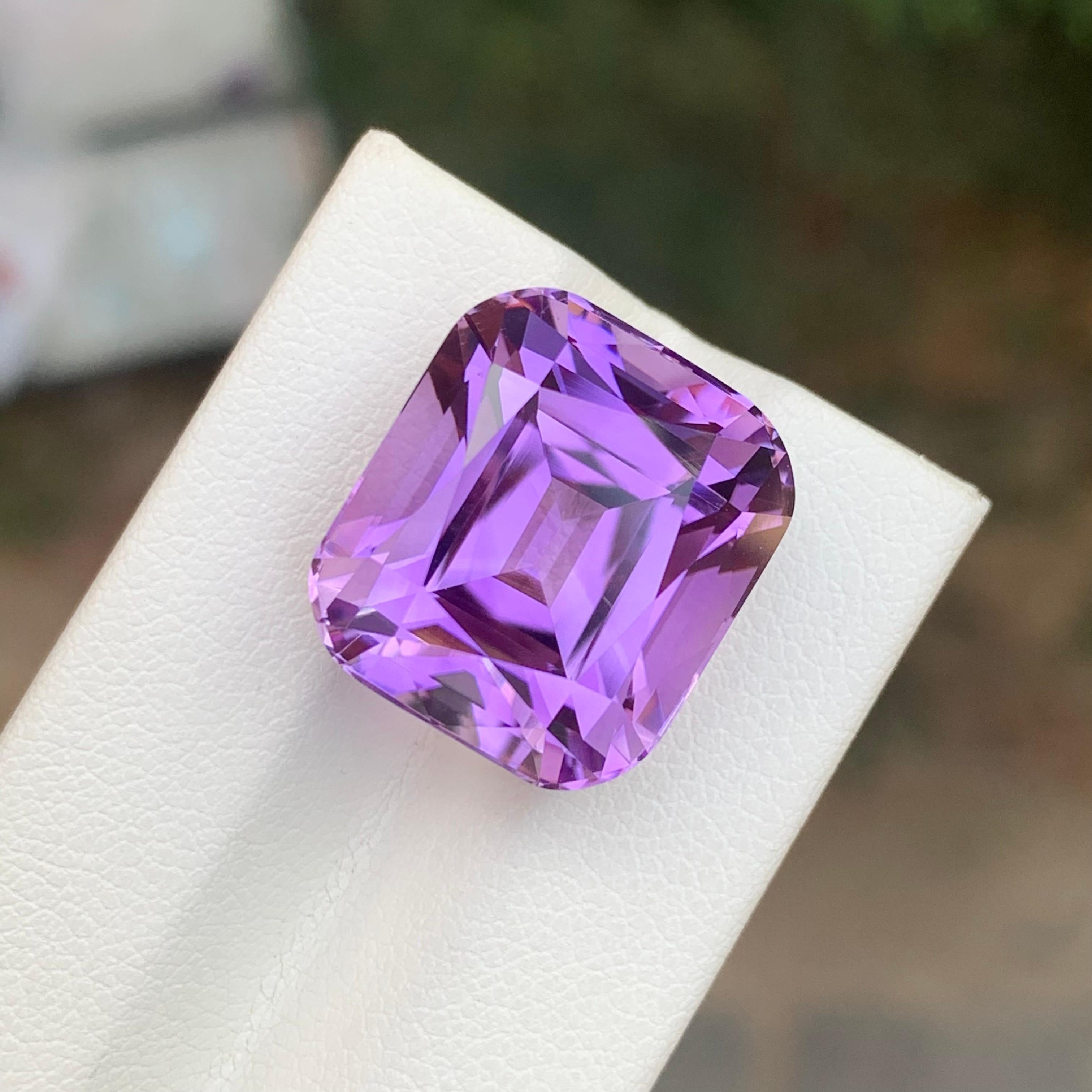 22.85 Carats Natural Loose Lavender Amethyst Gem Brazil Mine For Sale 8