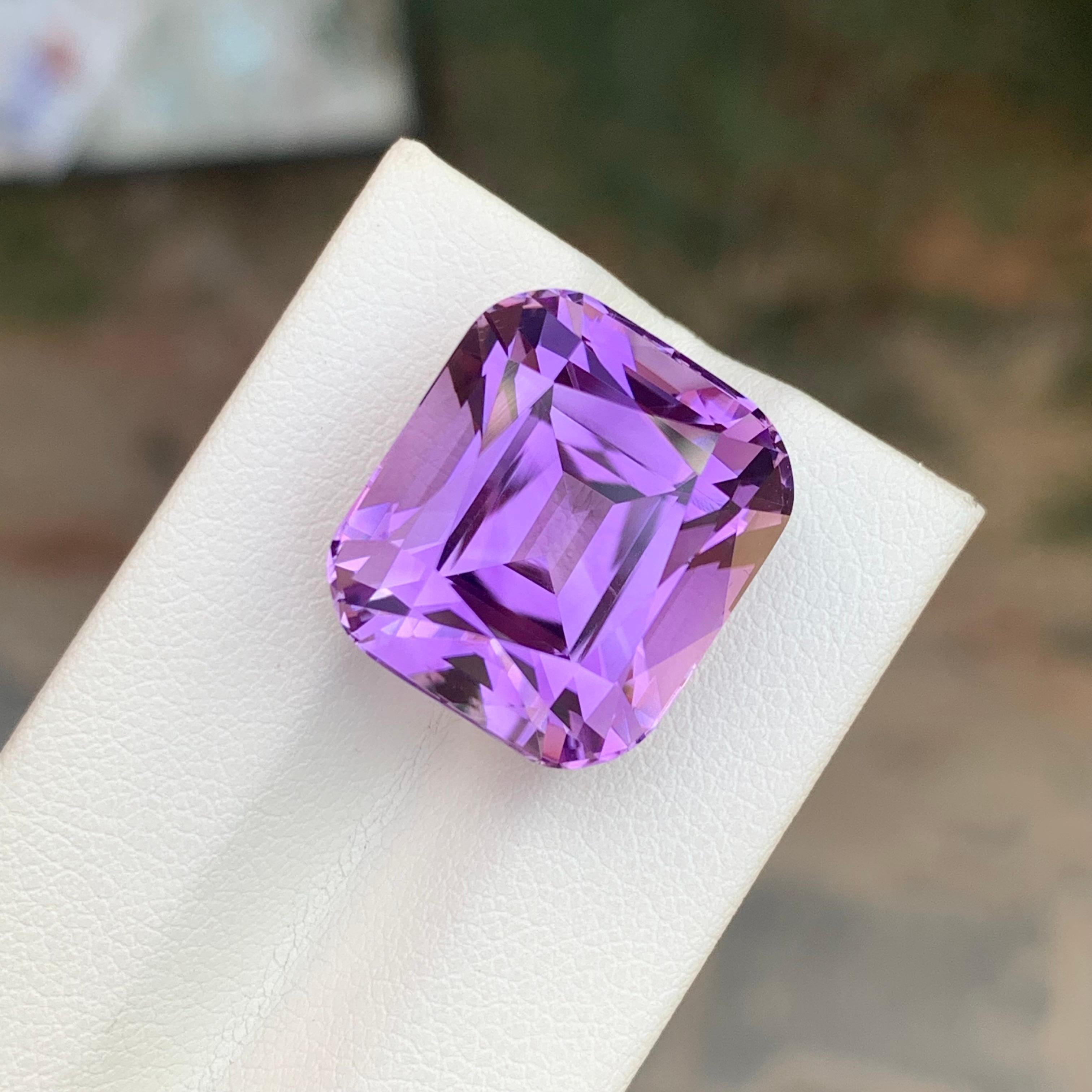 Arts and Crafts 22.85 Carats Natural Loose Lavender Amethyst Gem Brazil Mine For Sale