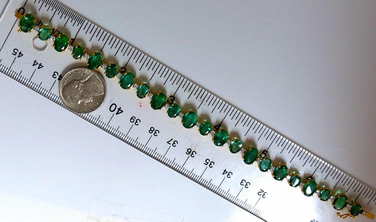 green emerald bracelet