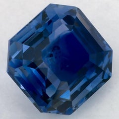 2.29 Ct Blue Sapphire Octagon Loose Gemstone