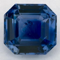2.29 carati di zaffiro blu ottagonale sfuso