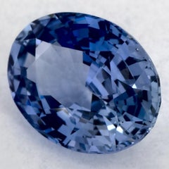2.29 Ct Blue Sapphire Oval Loose Gemstone