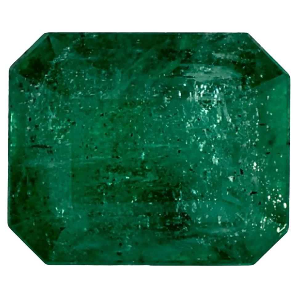 2.29 Ct Emerald Octagon Cut Loose Gemstone