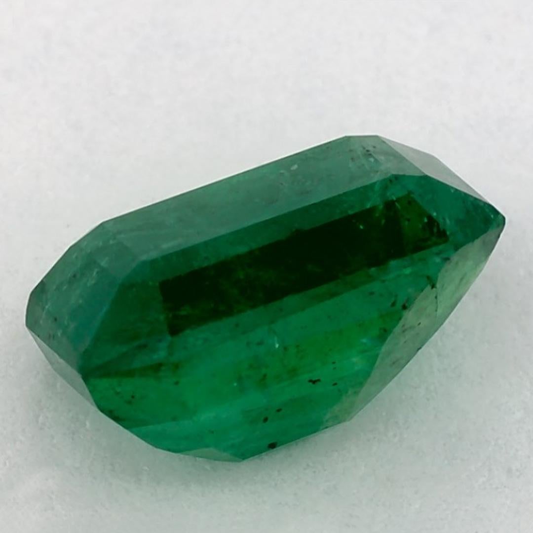 2.29 Ct Emerald Octagon Loose Gemstone In New Condition For Sale In Fort Lee, NJ