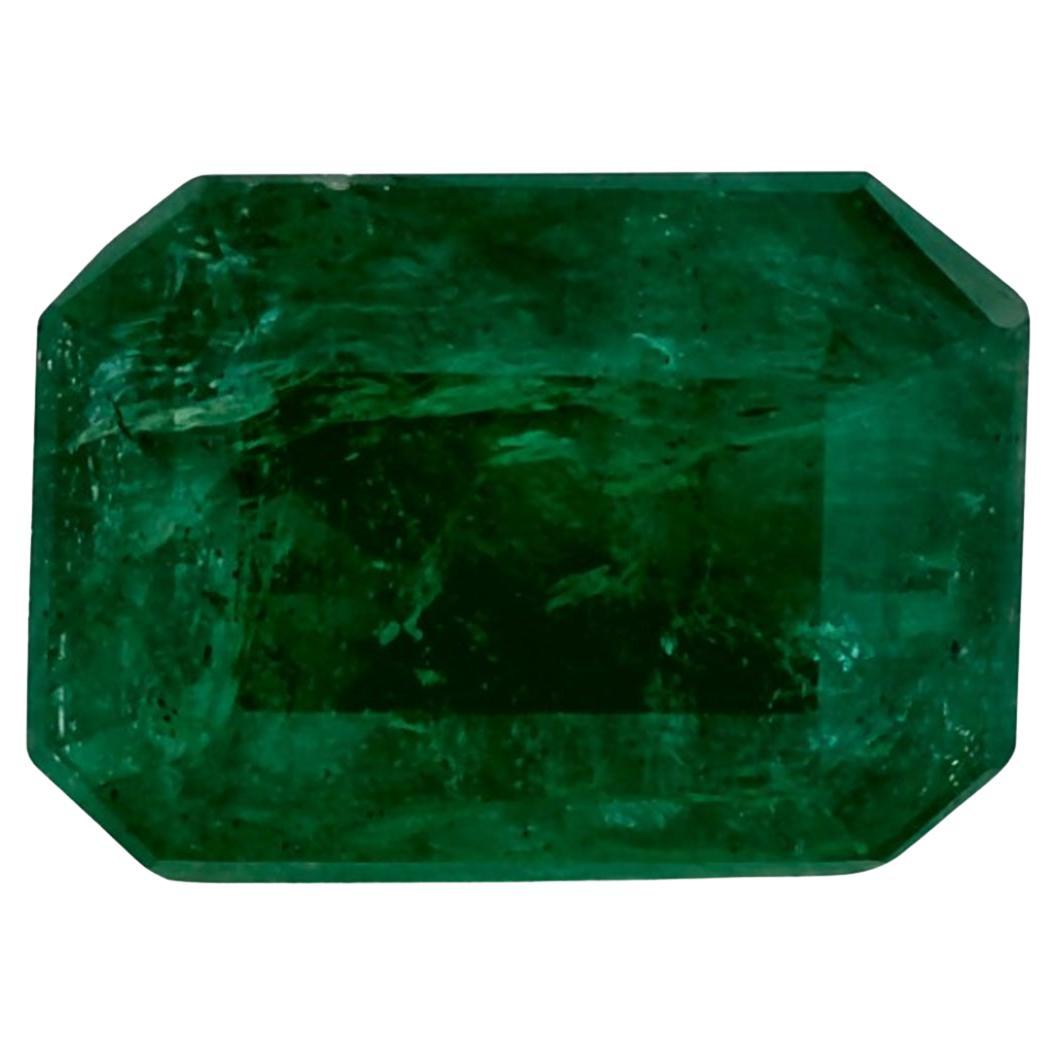 2.29 Ct Emerald Octagon Loose Gemstone For Sale