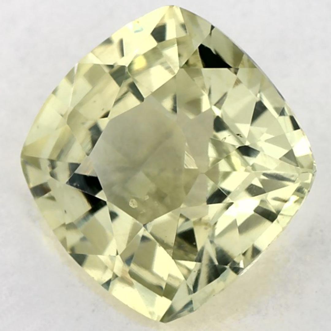 2.29 Karat Grüner Saphir Cushion Lose Edelstein (Kissenschliff) im Angebot