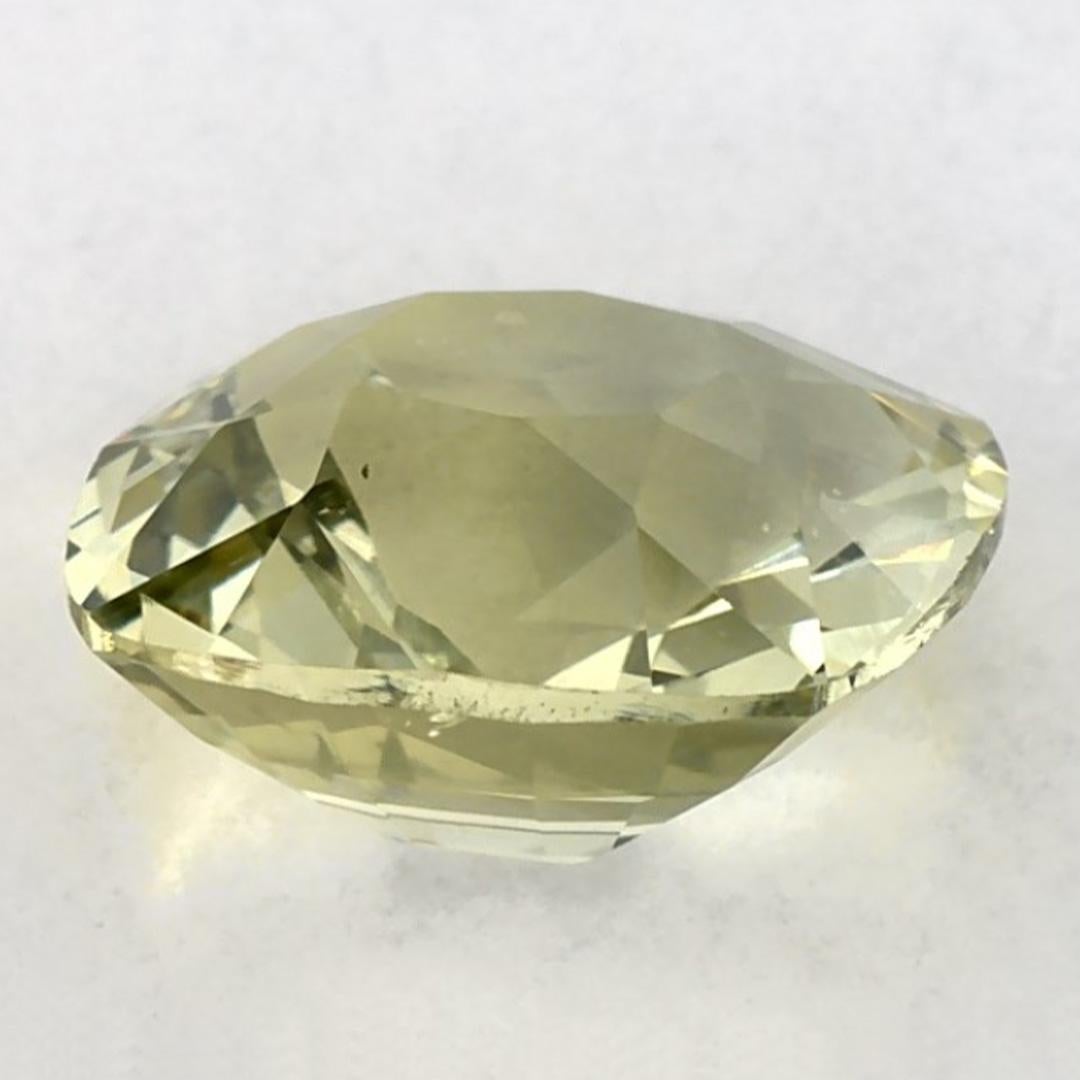 2.29 Karat Grüner Saphir Cushion Lose Edelstein im Zustand „Neu“ im Angebot in Fort Lee, NJ