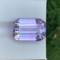 22,95 quilates de Kunzita natural suelta de color violáceo sin calor talla esmeralda gema afgana