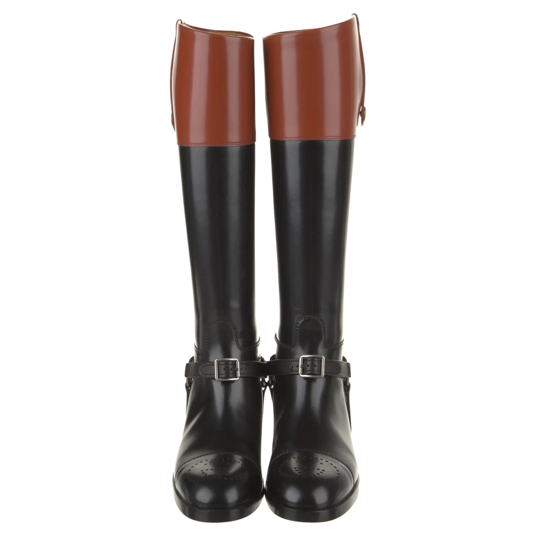 Brand New With Box
$2295
Fall 2021
Size: 36
Alessandro Michele
Gucci Leather Knee-High Riding Boots
Black
Horsebit Accent & Interlocking G Logo
Round-Toes
Block Heels
Includes Box 

Circumference: 7.5