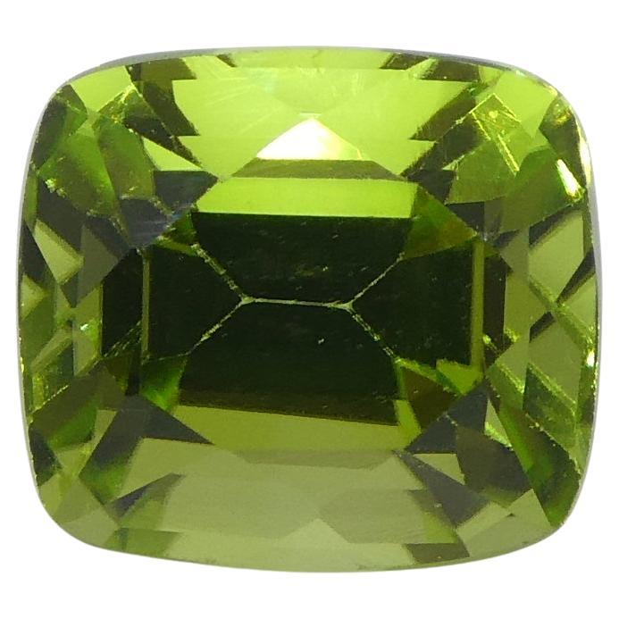 Péridot Naturel Du Pakistan - Taille Brillant 6 Mm - 1,05 Ct, Vert Citron, Non Traité