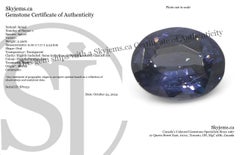 2.29ct Oval Blue Spinel from Burma Unheated