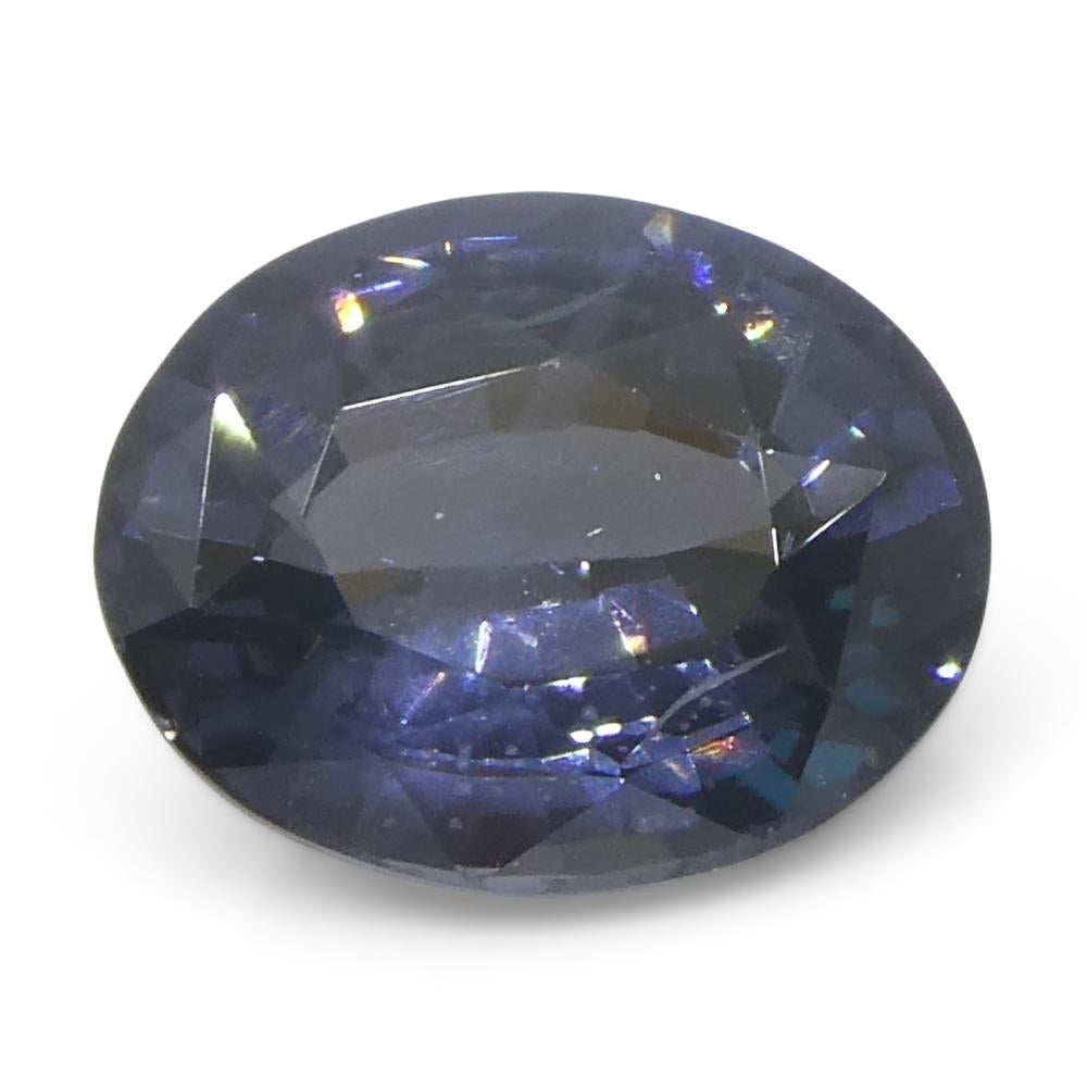2,29ct Spinello blu ovale della Birmania non riscaldato in vendita 1