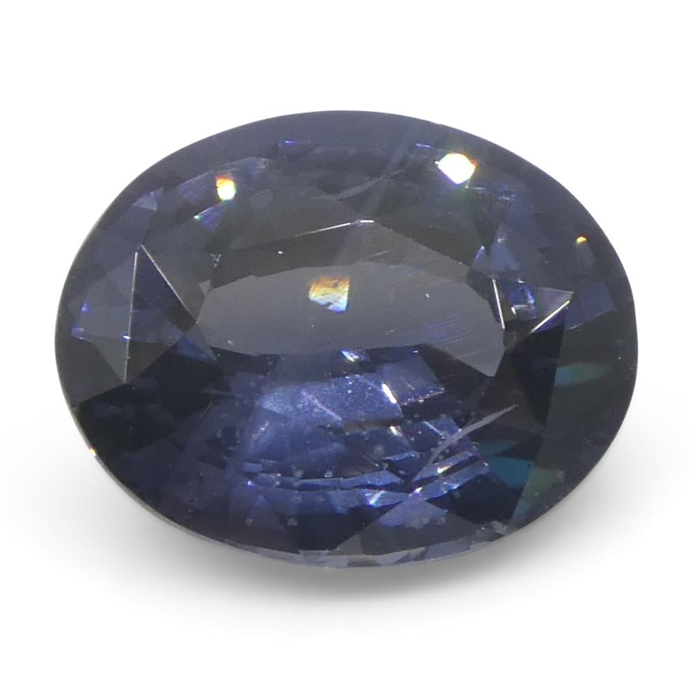 2,29ct Spinello blu ovale della Birmania non riscaldato in vendita 2