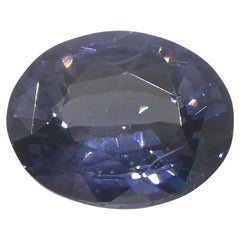 2,29 Karat ovaler blauer Spinell aus Burma, unerhitzt