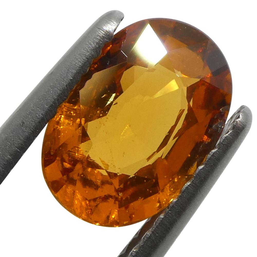 Granate Fanta Naranja Mandarina Oval de Namibia de 2,29ct en Nuevo estado para la venta en Toronto, Ontario