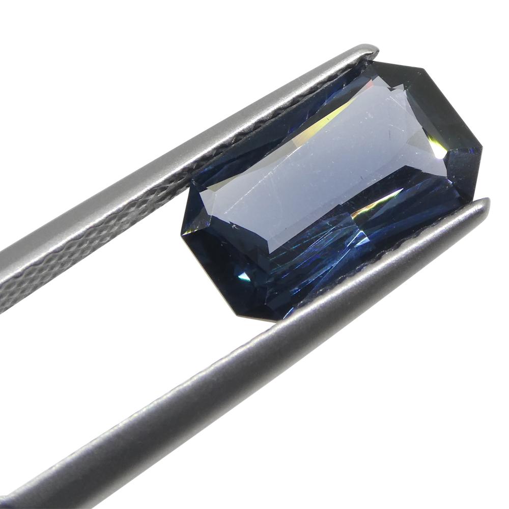 2,29ct Spinello blu rettangolare con taglio a forbice dalla Birmania In condizioni Nuovo in vendita a Toronto, Ontario