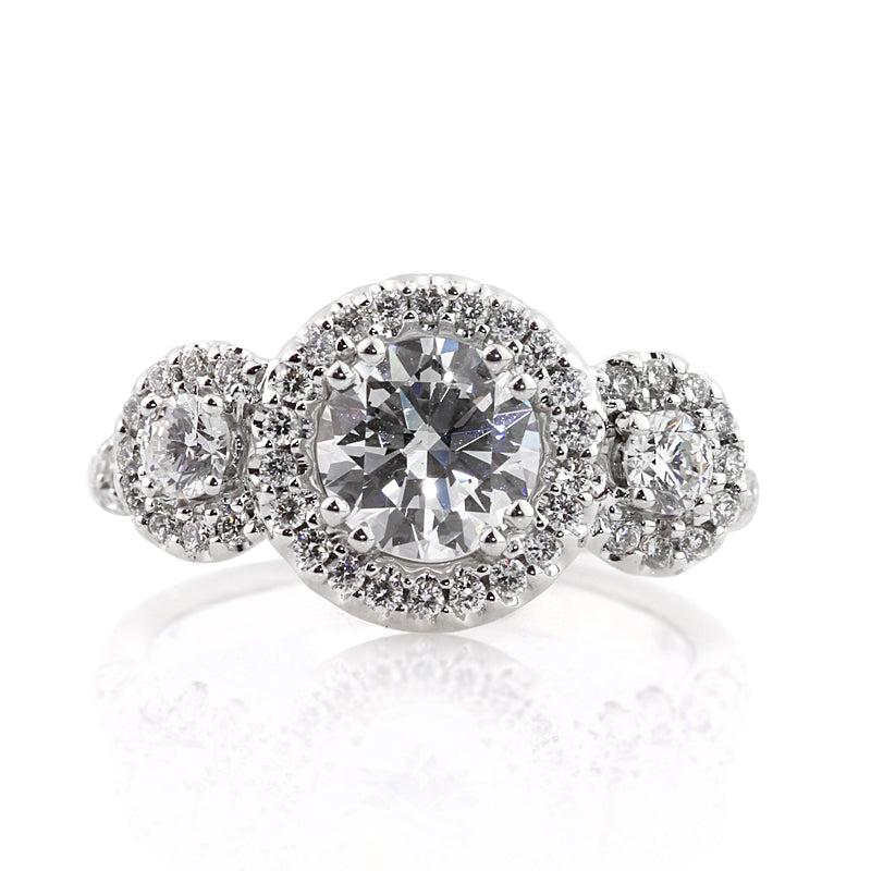 2.29ct Round Brilliant Cut Diamond Engagement Ring