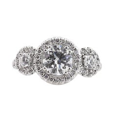 2.29ct Round Brilliant Cut Diamond Engagement Ring