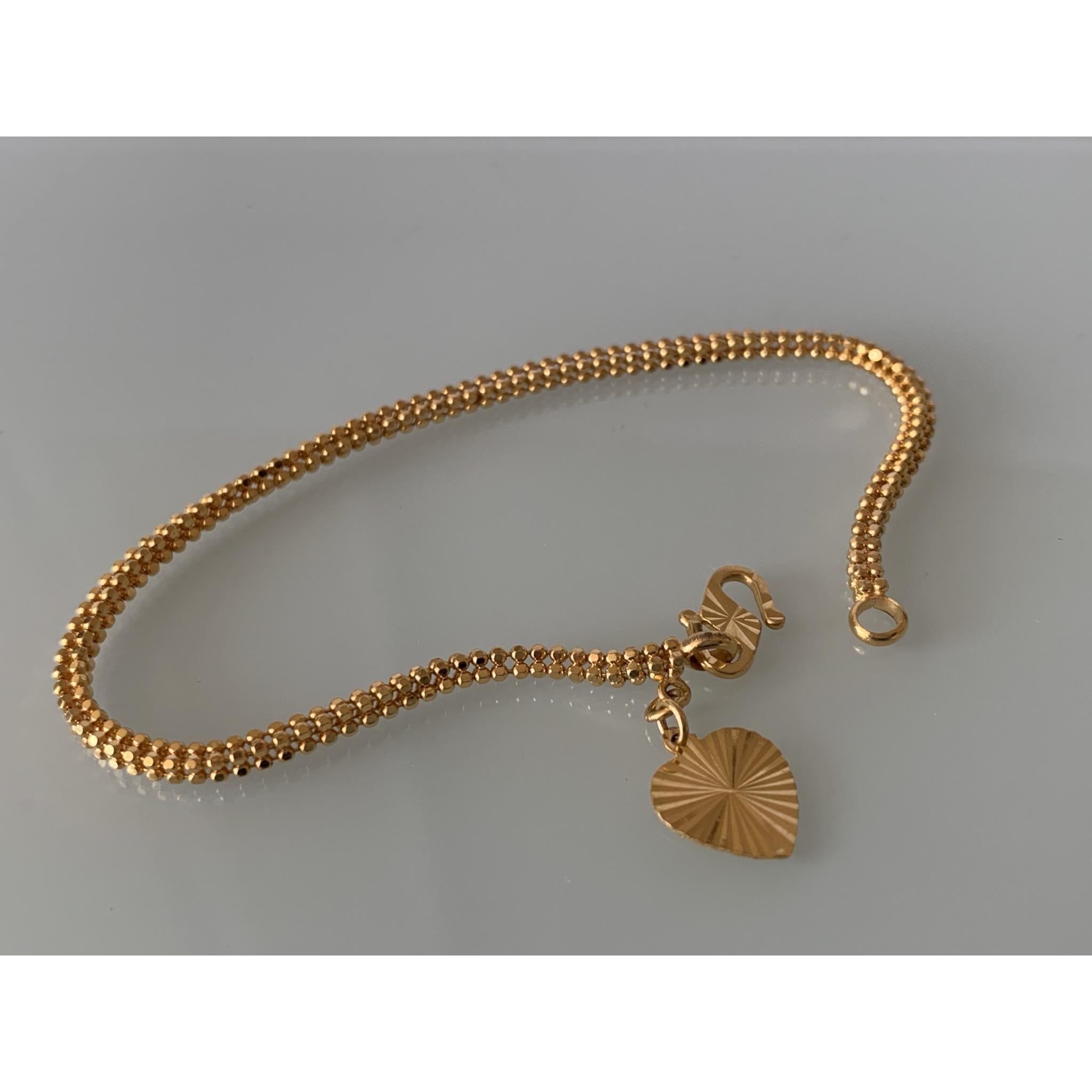 14k Yellow Gold Vintage Herring Bone ID Bracelet - A&V Pawn