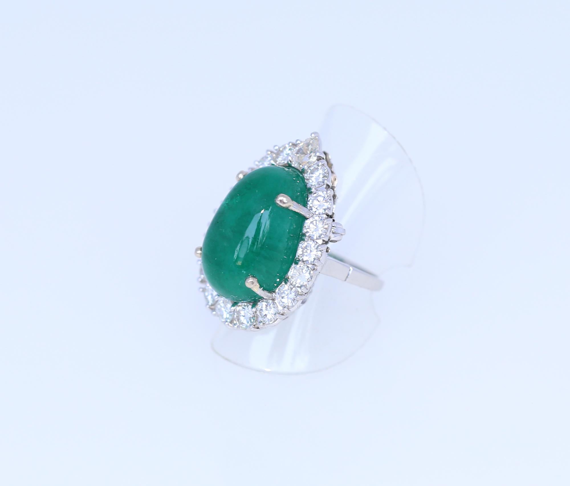 emerald brooch rings