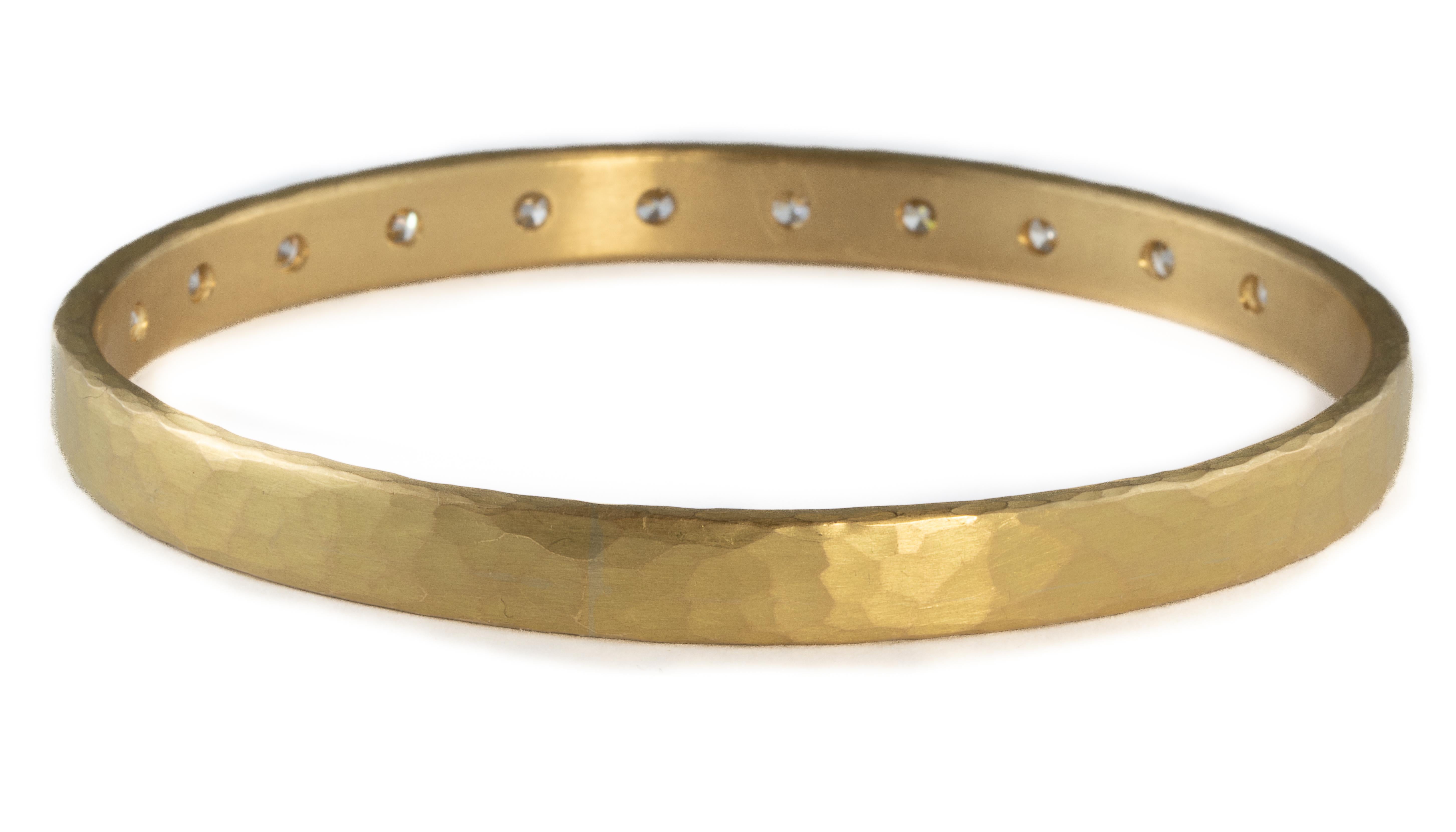 Taille vieille Europe Bracelet en or 22ct Hammer en vente