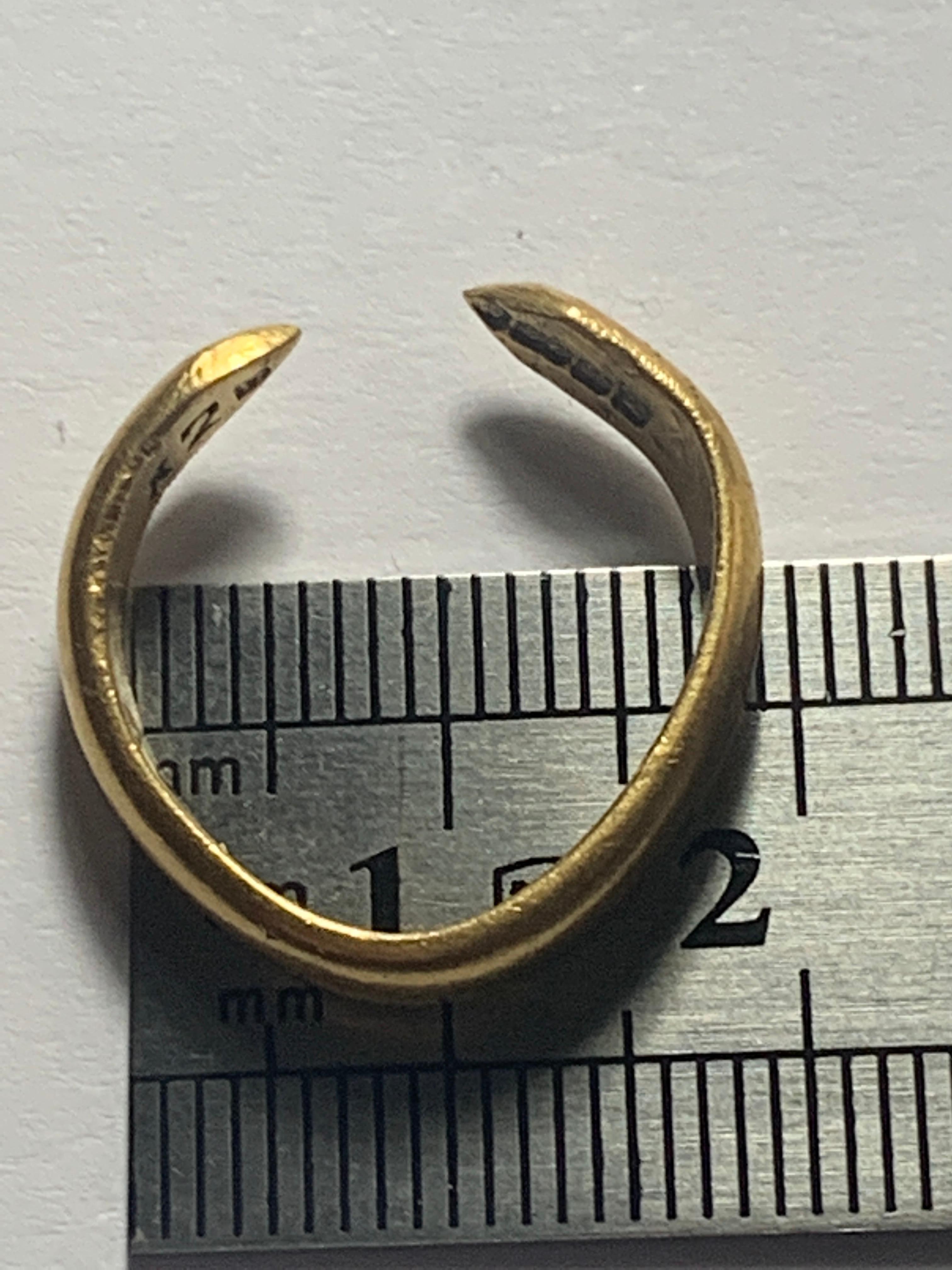 22ct Gold Open Ring For Sale 3