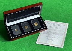 22ct Gold Queen Elizabeth ii 2015 Longest Reigning Monarch 3 Piece Sovereign Set