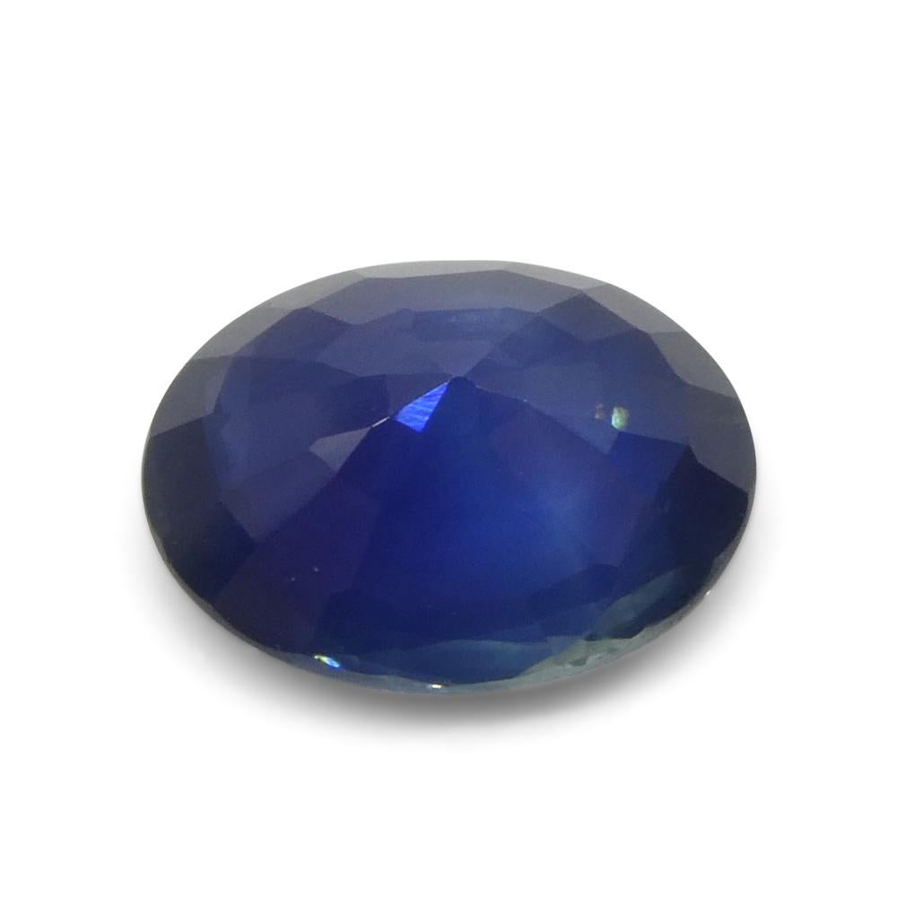 2.2ct Oval Blue Sapphire from Thailand For Sale 4