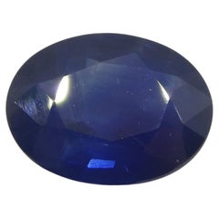 2.2 Karat ovaler blauer Saphir aus Thailand
