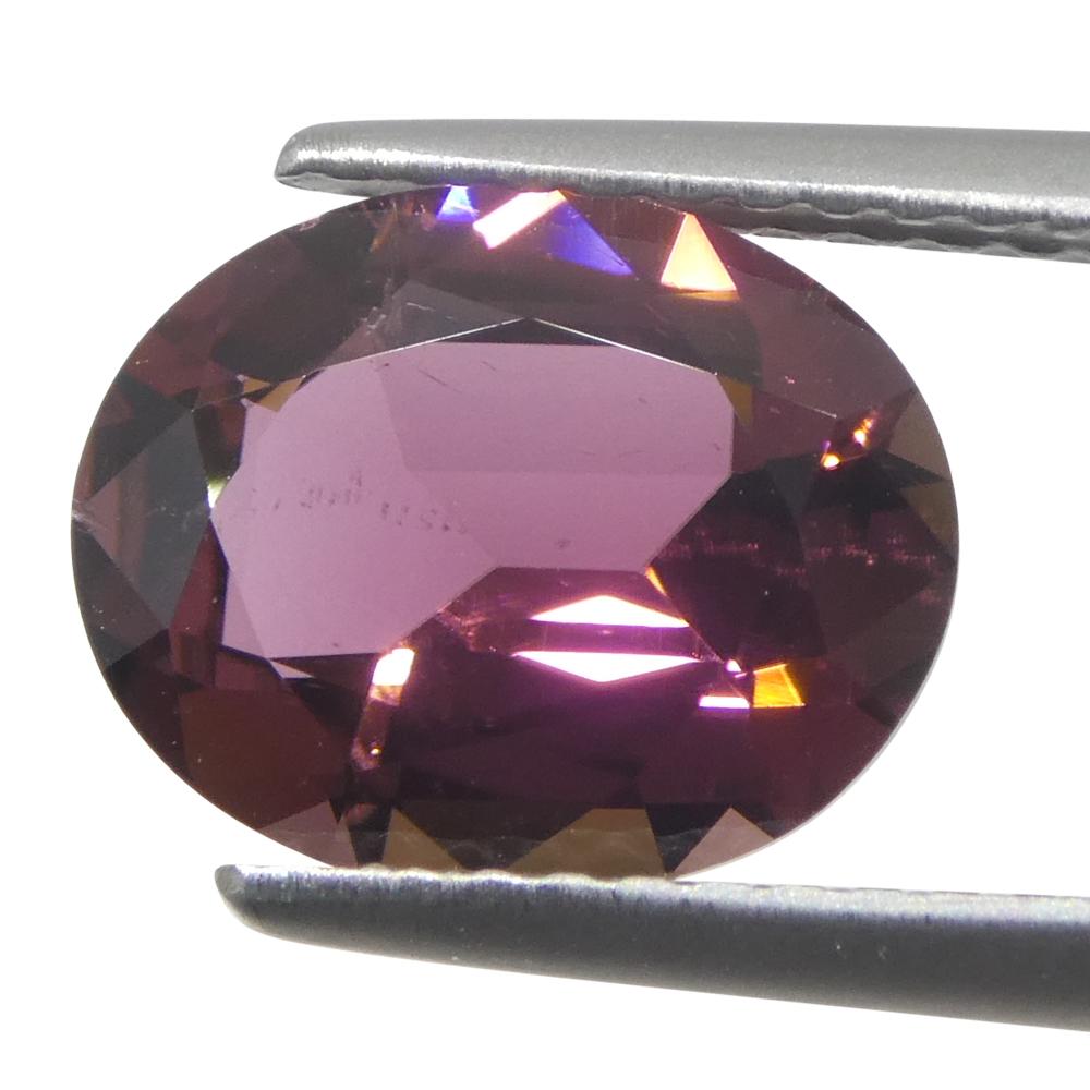 2.2ct Tormalina rosa ovale in vendita 6