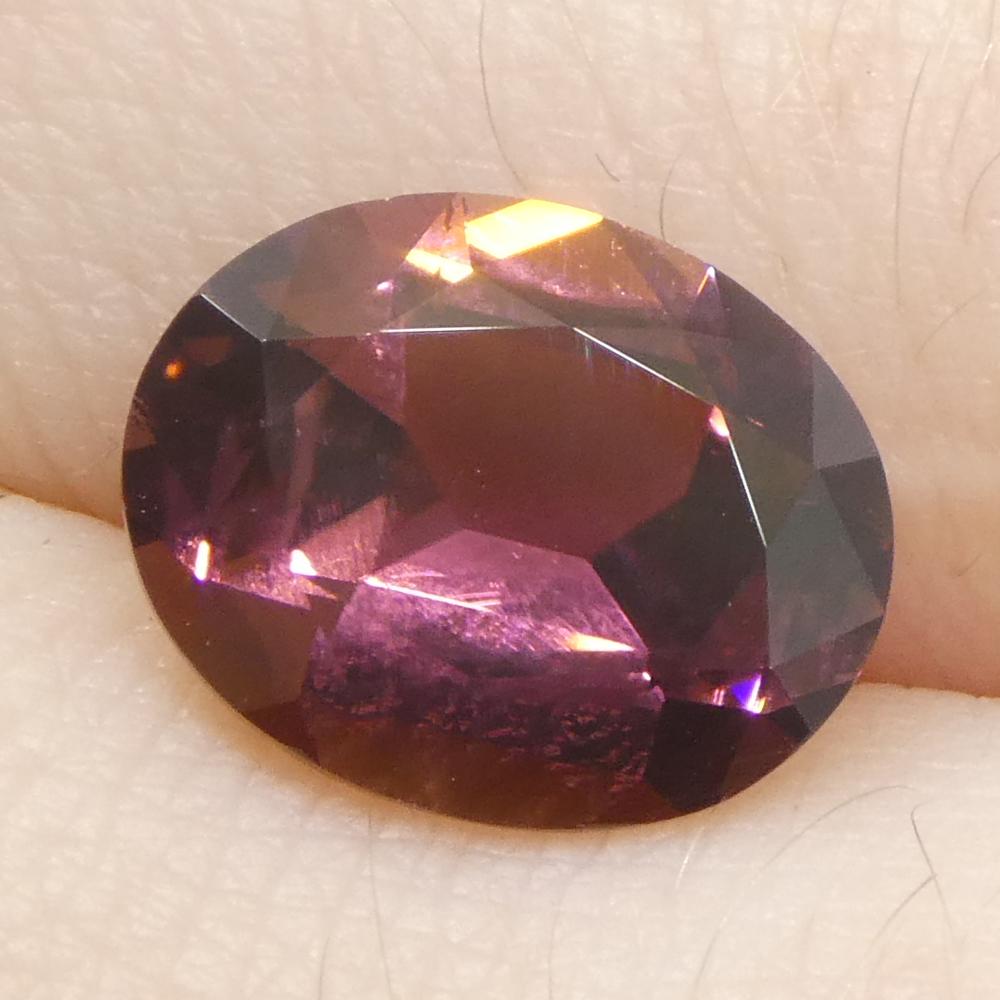 2.2ct Tormalina rosa ovale in vendita 7